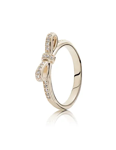 PANDORA | Sløjfe PANDORA Rose ring med kubisk zirkon