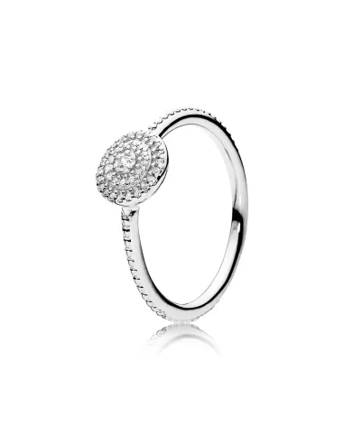 PANDORA | Sølvring med klare kubiske zirkoner