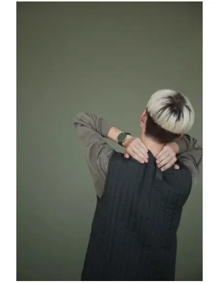 PICTO| 40 mm / frisk olivenfarvet urskive / frisk olivenfarvet silikonebånd