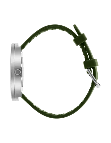 PICTO| 40 mm / frisk olivenfarvet urskive / frisk olivenfarvet silikonebånd