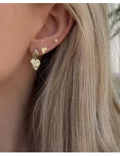 Nava Copenhagen | Cove Petite Studs - Forgyldt 2