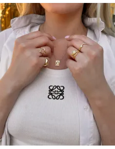 Nava Copenhagen | Samoa Ring - Forgyldt 2