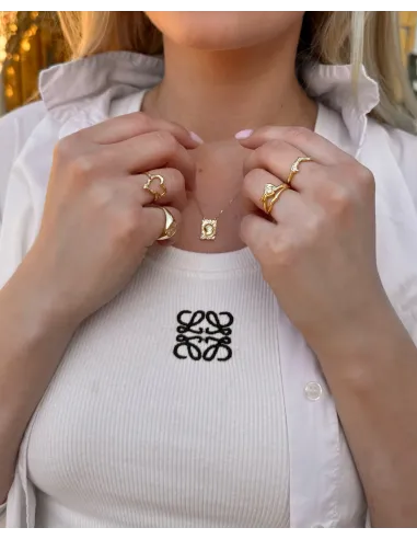 Nava Copenhagen | Samoa Ring - Forgyldt