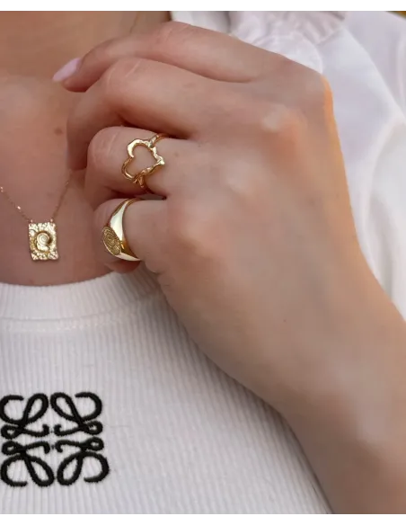 Nava Copenhagen | Samoa Ring - Forgyldt