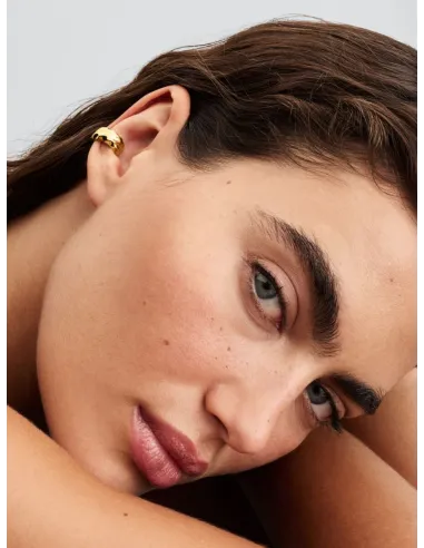 Pandora | Riflet Earcuff 14 kt. guldbelægning