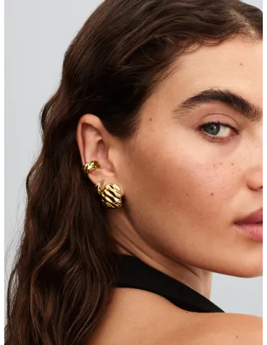 Pandora | Riflet Earcuff 14 kt. guldbelægning