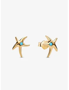 Pandora | Søstjerne Ørestikker 14 kt. guldbelægning