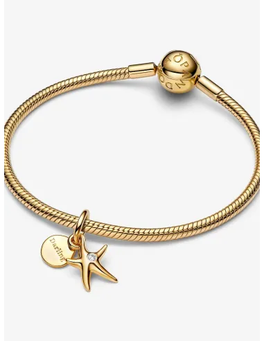 PANDORA Sagittarius Zodiac Charm med Vedhæng | Udforsk Din Eventyrlyst