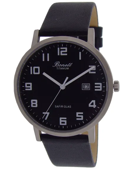 BONETT | Herreur titanium med tal/dato Ø40mm