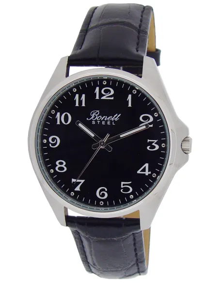 BONETT | Herreur stål med tydelige tal Ø40mm