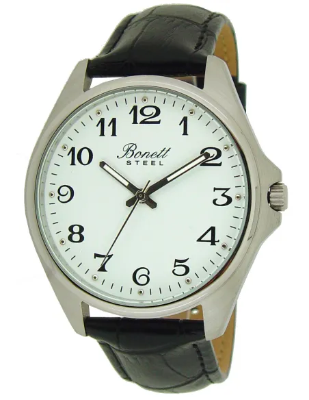 BONETT | Herreur stål med tydelige tal Ø40mm