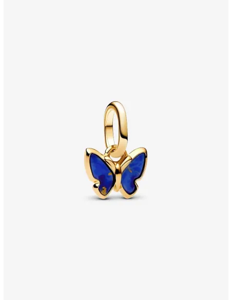 PANDORA | Blå Sommerfugl Minicharm med Vedhæng 14 kt. guldbelægning PANDORA | Blå Sommerfugl Minicharm med Vedhæng 14 kt. guldbelægning