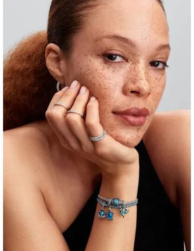 PANDORA Sagittarius Zodiac Charm med Vedhæng | Udforsk Din Eventyrlyst