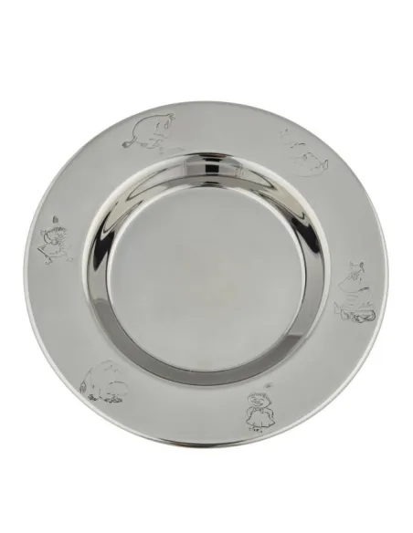 NOA KIDS | Rustfri stål tallerken m. Mumi