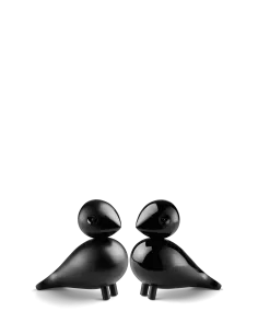 Kay Bojesen | Turtelduer H9 cm sort 1 par 2