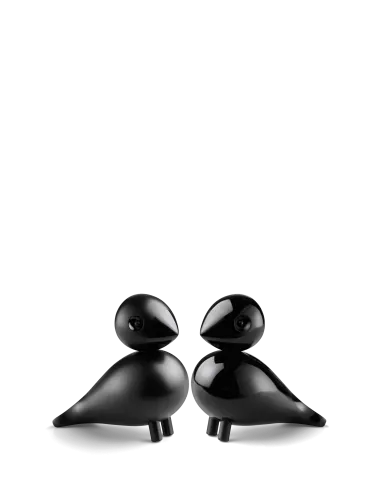 Kay Bojesen | Turtelduer H9 cm sort 1 par