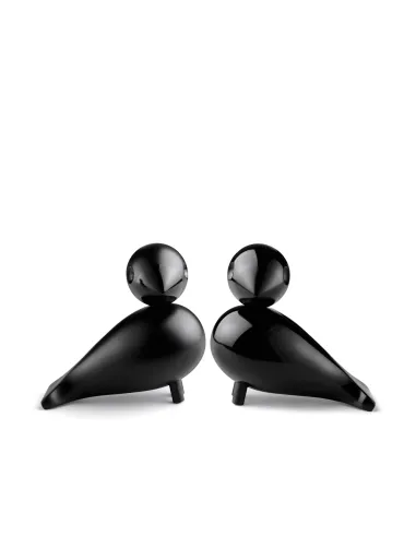 Kay Bojesen | Turtelduer H9 cm sort 1 par