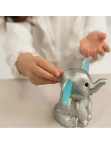 NOA KIDS | Fortinnet sparebøsse elefant m. blå ører