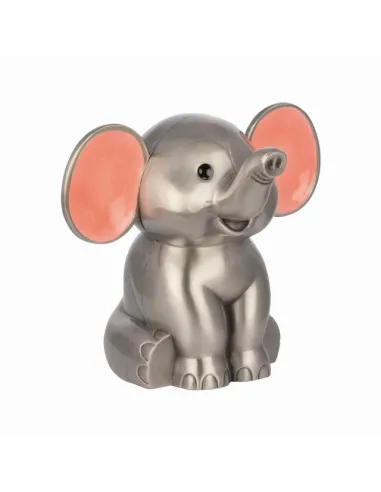 NOA KIDS | Fortinnet sparebøsse elefant m. lyserøde ører