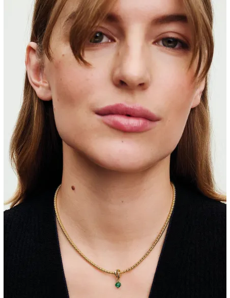 PANDORA | Maj Facetteret Grøn Evighedscirkel Charm med vedhæng PANDORA | Maj Facetteret Grøn Evighedscirkel Charm med vedhæng