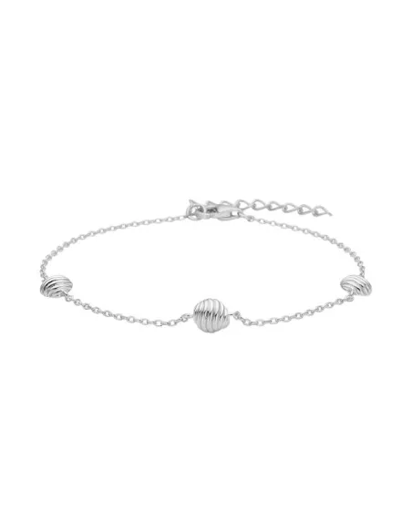 NORDAHL JEWELLERY | Rhd. sølv armbånd cirkel BREEZE52