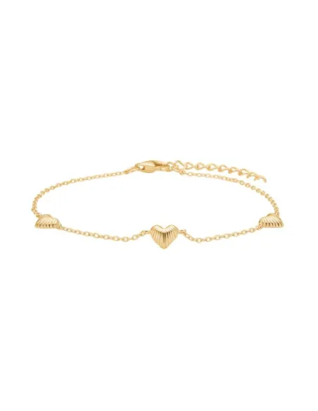 NORDAHL JEWELLERY | Forgyldt sølv armbånd hjerte BREEZE52