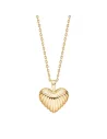 NORDAHL JEWELLERY | Forgyldt sølv halskæde hjerte BREEZE52