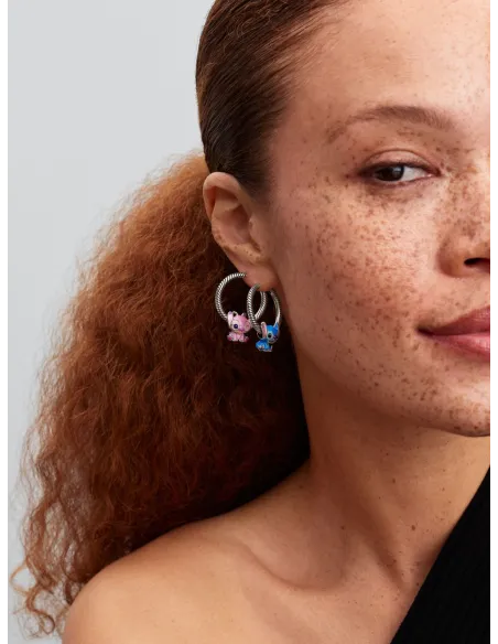 Pandora Julemagi Muranoglas Charm i rød med gylden folie og julemotiver Pandora Julemagi Muranoglas Charm i rød med gylden folie og julemotiver