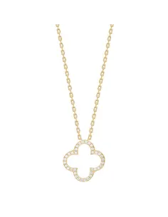 JOANLINOR | Forgyldt sølv halskæde firekløver PAMELANOR