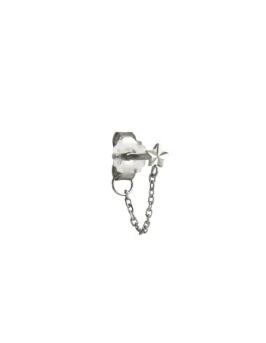 STINE A | Star Etoile with Chain Earring Silver