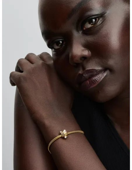 PANDORA | Abstrakt Bølgecharm 14 kt. guldbelægning PANDORA | Abstrakt Bølgecharm 14 kt. guldbelægning