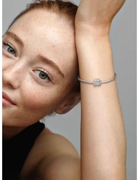 PANDORA | Funklende Poteaftryk Charm Sterlingsølv PANDORA | Funklende Poteaftryk Charm Sterlingsølv