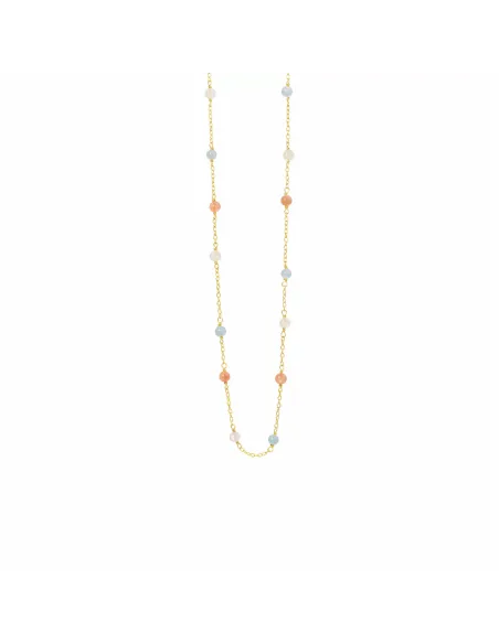 SUSANNE FRIIS BJØRNER | Halskæde i forgyldt sølv med pastelfarver SUSANNE FRIIS BJØRNER | Halskæde i forgyldt sølv med pastelfarver