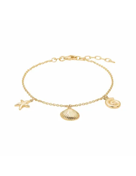 NORDAHL JEWELLERY | Forgyldt sølv armbånd SEA52