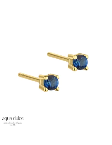AQUA DULCE | MINI KAYA BLUE EARSTUD | GOLDEN