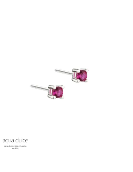 AQUA DULCE | MINI KAYA PINK EARSTUD | SILVER AQUA DULCE | MINI KAYA PINK EARSTUD | SILVER