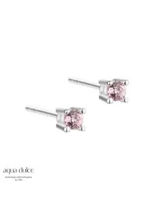 AQUA DULCE | MINI KAYA ROSA EARSTUD | SILVER