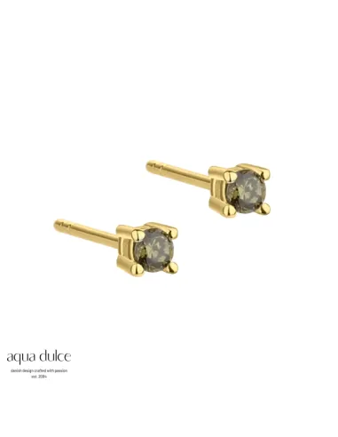 AQUA DULCE | MINI KAYA OLIVE EARSTUD | GOLDEN