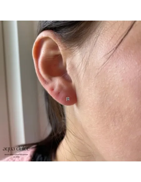 AQUA DULCE | MINI KAYA SKY EARSTUD | SILVER AQUA DULCE | MINI KAYA SKY EARSTUD | SILVER