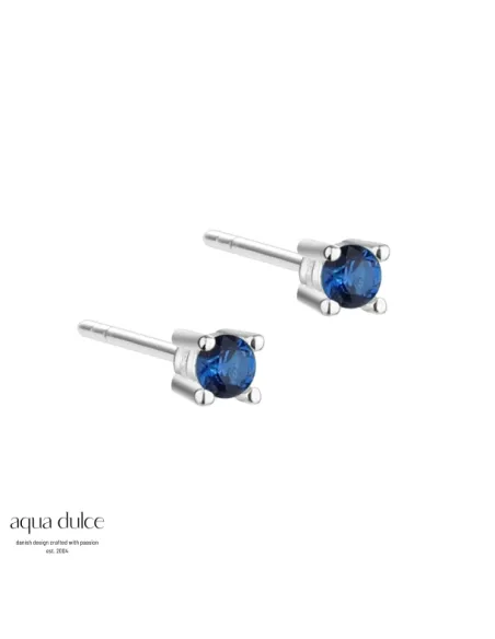 AQUA DULCE | MINI KAYA BLUE EARSTUD | SILVER AQUA DULCE | MINI KAYA BLUE EARSTUD | SILVER