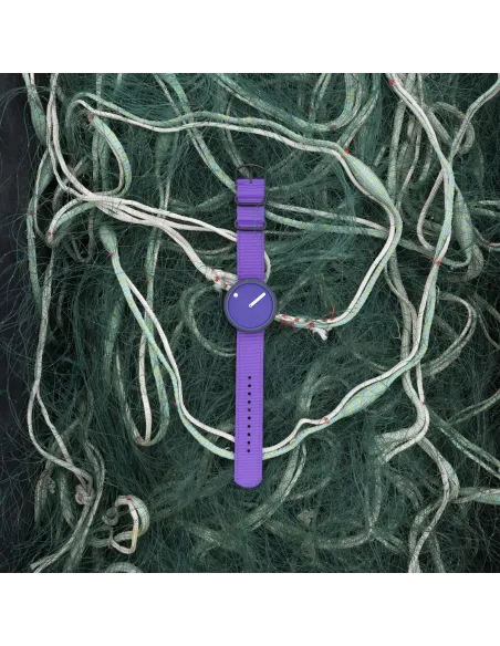 PICTO | Jelly lilla urskive / Jelly lilla genbrugsplast rem