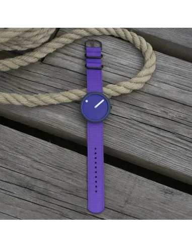 PICTO | Jelly lilla urskive / Jelly lilla genbrugsplast rem