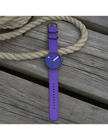 PICTO | Jelly lilla urskive / Jelly lilla genbrugsplast rem