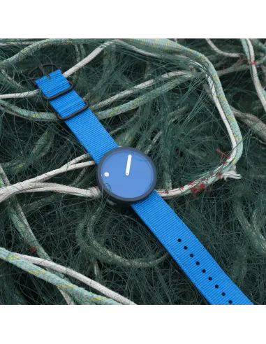 PICTO | Kystblå urskive / Kystblå genbrugsplast rem