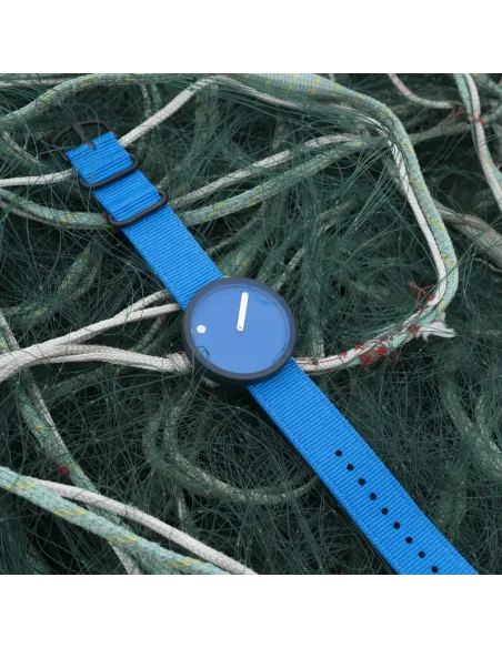 PICTO | Kystblå urskive / Kystblå genbrugsplast rem