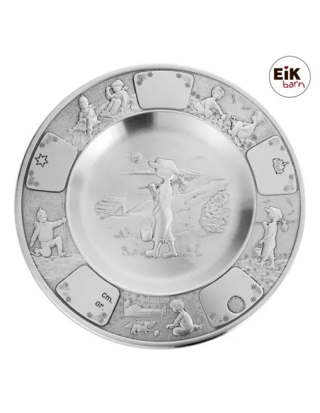 NOA KIDS | Tin platte (tallerken) dreng Ø18