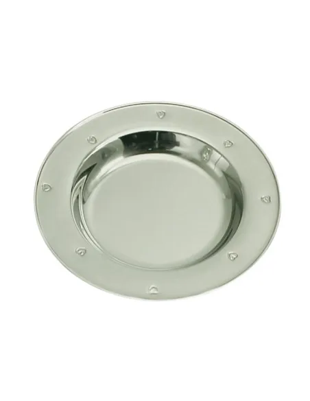 NOA KIDS | Rustfri stål tallerken m. hjerter NOA KIDS | Rustfri stål tallerken m. hjerter