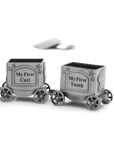 NOA KIDS | Fortinnet æske min første tand/hårlok tog