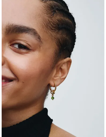 PANDORA | August Facetteret Forårsgrøn Evighedscirkel Charm med vedhæng 14 kt. guldbelægning PANDORA | August Facetteret Forårsgrøn Evighedscirkel Charm med vedhæng 14 kt. guldbelægning