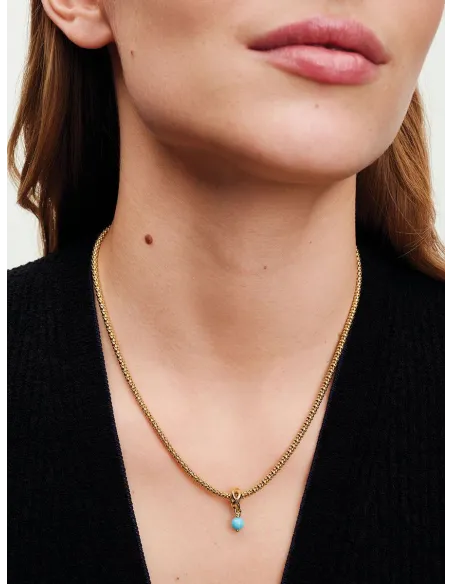 PANDORA | December Turkis Evighedscirkel Charm med vedhæng 14 kt. guldbelægning PANDORA | December Turkis Evighedscirkel Charm med vedhæng 14 kt. guldbelægning